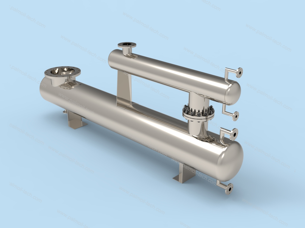 Glycerol gas condenser