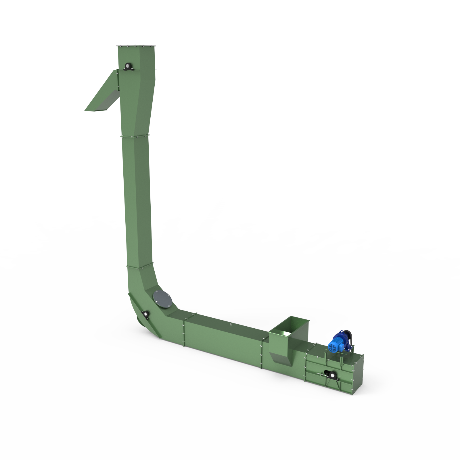 Enclosed Drag Chain Conveyor (Submerged Flight Conveyor)